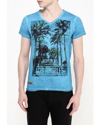 Мужская синяя футболка от Hopenlife