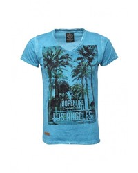 Мужская синяя футболка от Hopenlife