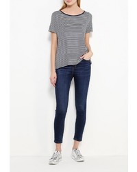 Женская синяя футболка от Jacqueline De Yong