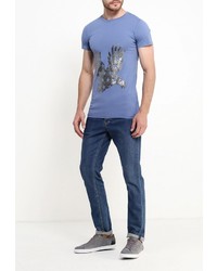 Мужская синяя футболка от Just Key