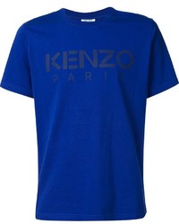 Мужская синяя футболка от Kenzo