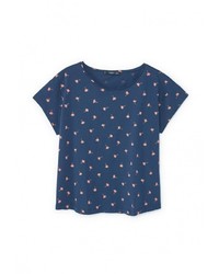 Женская синяя футболка от Mango