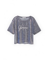 Женская синяя футболка от Mango