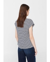 Женская синяя футболка от Mango