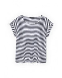 Женская синяя футболка от Mango