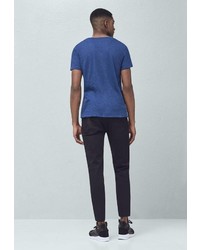 Мужская синяя футболка от Mango Man