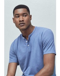 Мужская синяя футболка от Mango Man