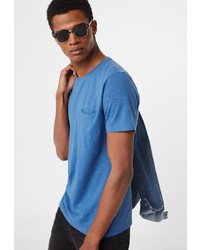 Мужская синяя футболка от Mango Man