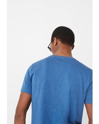 Мужская синяя футболка от Mango Man