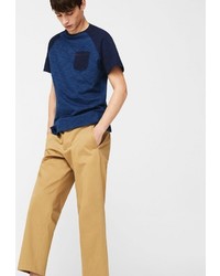 Мужская синяя футболка от Mango Man