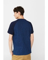 Мужская синяя футболка от Mango Man