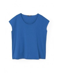 Женская синяя футболка от Mango