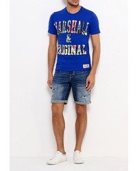 Мужская синяя футболка от Marshall Original