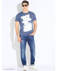 Мужская синяя футболка от MEXX