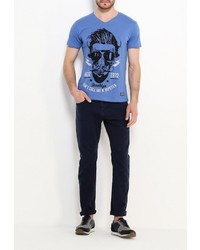 Мужская синяя футболка от Mezaguz