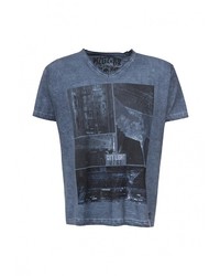 Мужская синяя футболка от Mezaguz