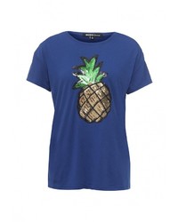 Женская синяя футболка от Modis