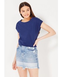 Женская синяя футболка от Modis