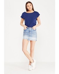 Женская синяя футболка от Modis