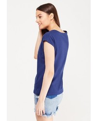 Женская синяя футболка от Modis