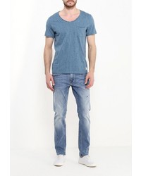 Мужская синяя футболка от Mustang