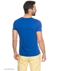 Мужская синяя футболка от Oodji