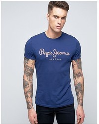 Мужская синяя футболка от Pepe Jeans