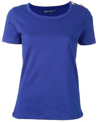 Женская синяя футболка от Petit Bateau
