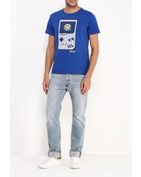 Мужская синяя футболка от Piazza Italia