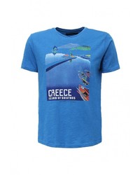 Мужская синяя футболка от Piazza Italia