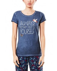 Женская синяя футболка от Q/S designed by