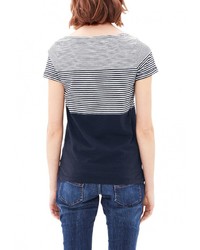 Женская синяя футболка от s.Oliver