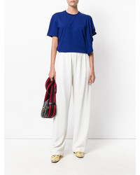 Женская синяя футболка от MSGM