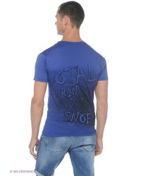 Мужская синяя футболка от SNOBS