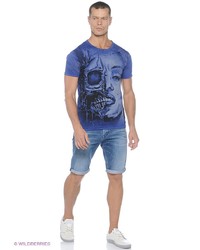 Мужская синяя футболка от SNOBS