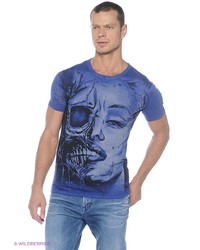 Мужская синяя футболка от SNOBS