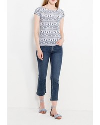 Женская синяя футболка от SPRINGFIELD