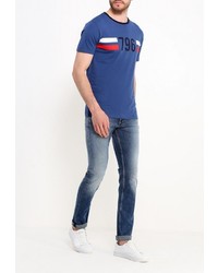 Мужская синяя футболка от SPRINGFIELD