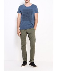 Мужская синяя футболка от Strellson