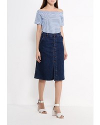 Женская синяя футболка от Sweewe