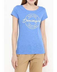Женская синяя футболка от Tom Tailor Denim