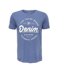 Мужская синяя футболка от Tom Tailor Denim
