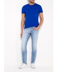 Мужская синяя футболка от Tommy Hilfiger