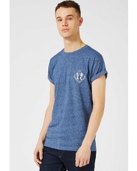 Мужская синяя футболка от Topman