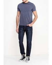 Мужская синяя футболка от Topman