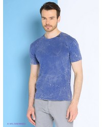 Мужская синяя футболка от Trussardi