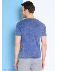 Мужская синяя футболка от Trussardi