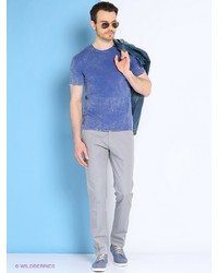 Мужская синяя футболка от Trussardi