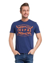 Мужская синяя футболка от U.S. Polo Assn.