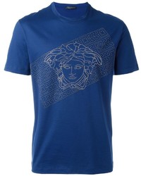 Мужская синяя футболка от Versace